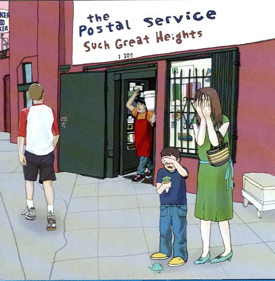 Such Great Heights by The Postal Service artwork